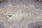 Polished Banded Agate Slice - Mexico #198179-1